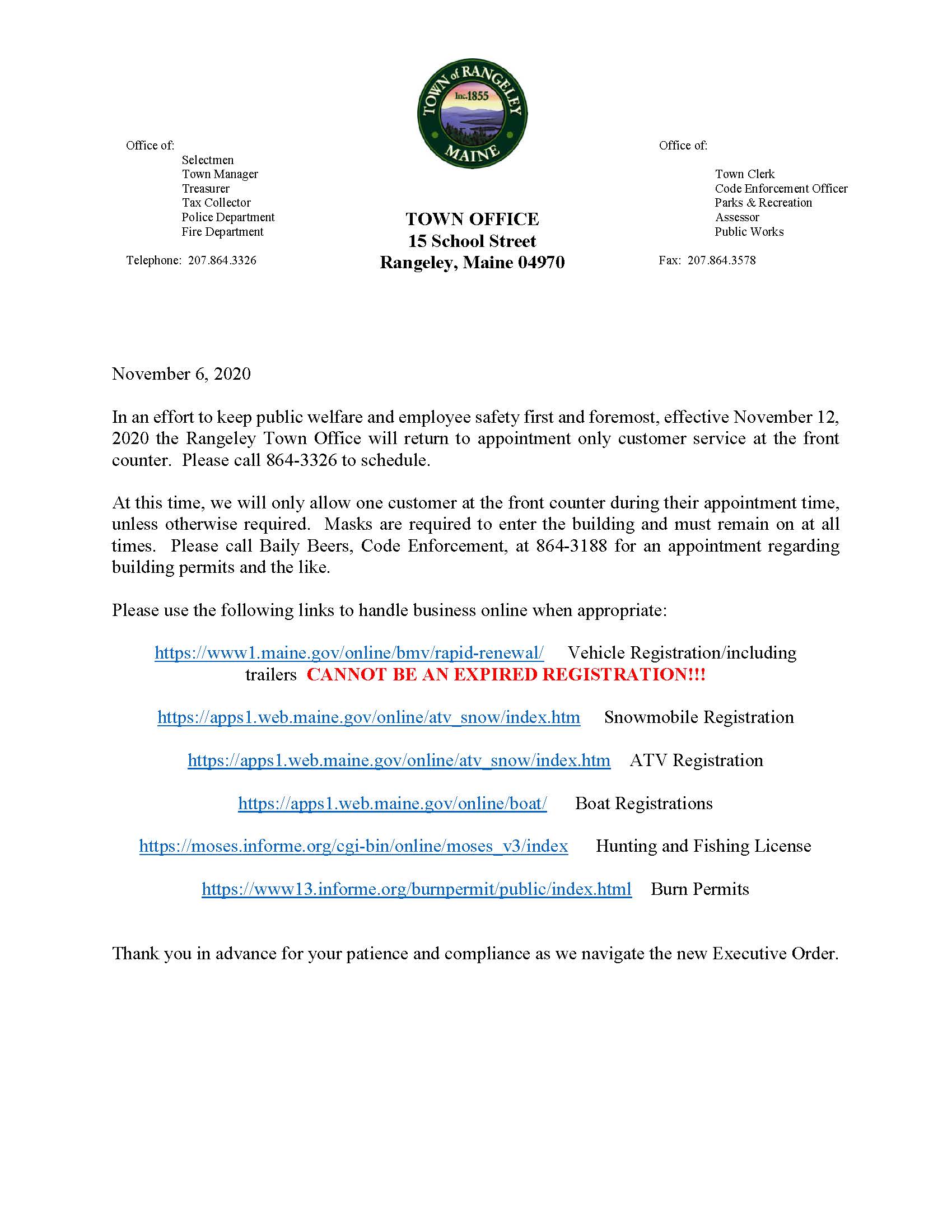 Online Registrations